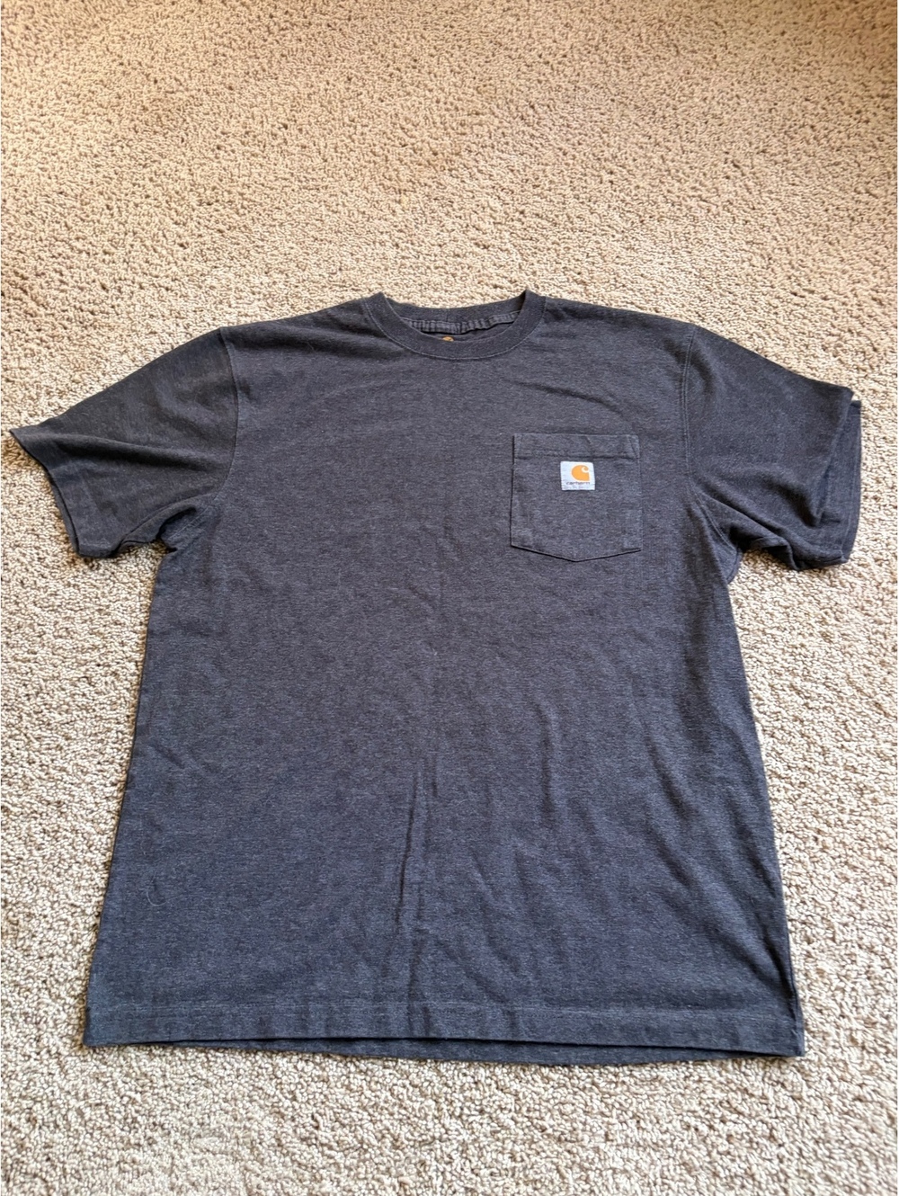 Men's Carhartt Workwear Pocket T-shirt dark gray original fit M MEDIUM